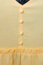 Load image into Gallery viewer, Endora Yellow Ruffles Sleeveless Dress
